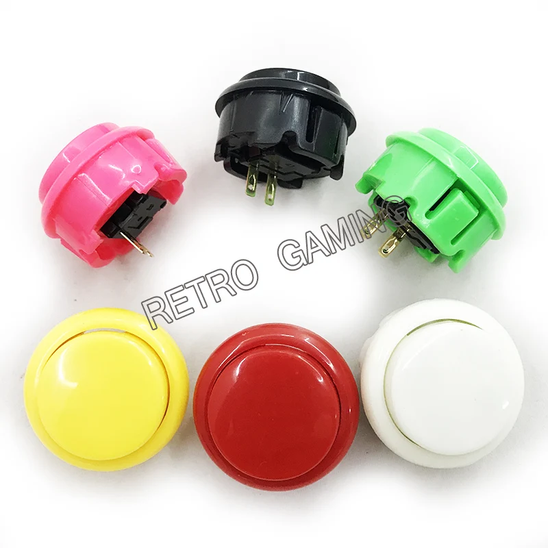 2 игрока Zeros задержка Джойстик Аркада + светодиодный USB энкодер 20 копия Sanwa Кнопки 28