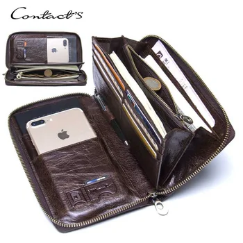 

Leather Men's Wallet Multi-function Leather Business Clutch Wallets