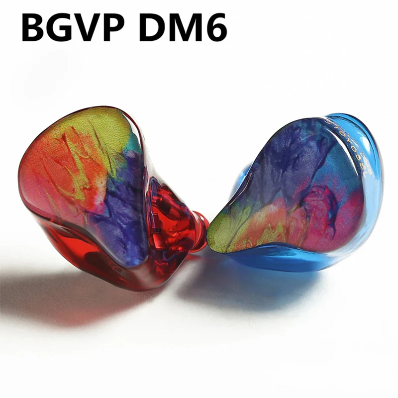 BGVP DM6 Кастомизация 5BA сбалансированный арматурный наушник iem MMCX Audiophile HiFi монитор