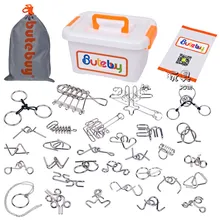 30 шт./компл. IQ Металл распутывания Провода головоломка магический Логические игры для взрослых детей