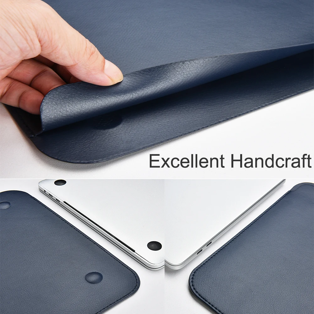 Чехол WiWU для ноутбука MacBook Air водонепроницаемая сумка из искусственной кожи Pro 13 15