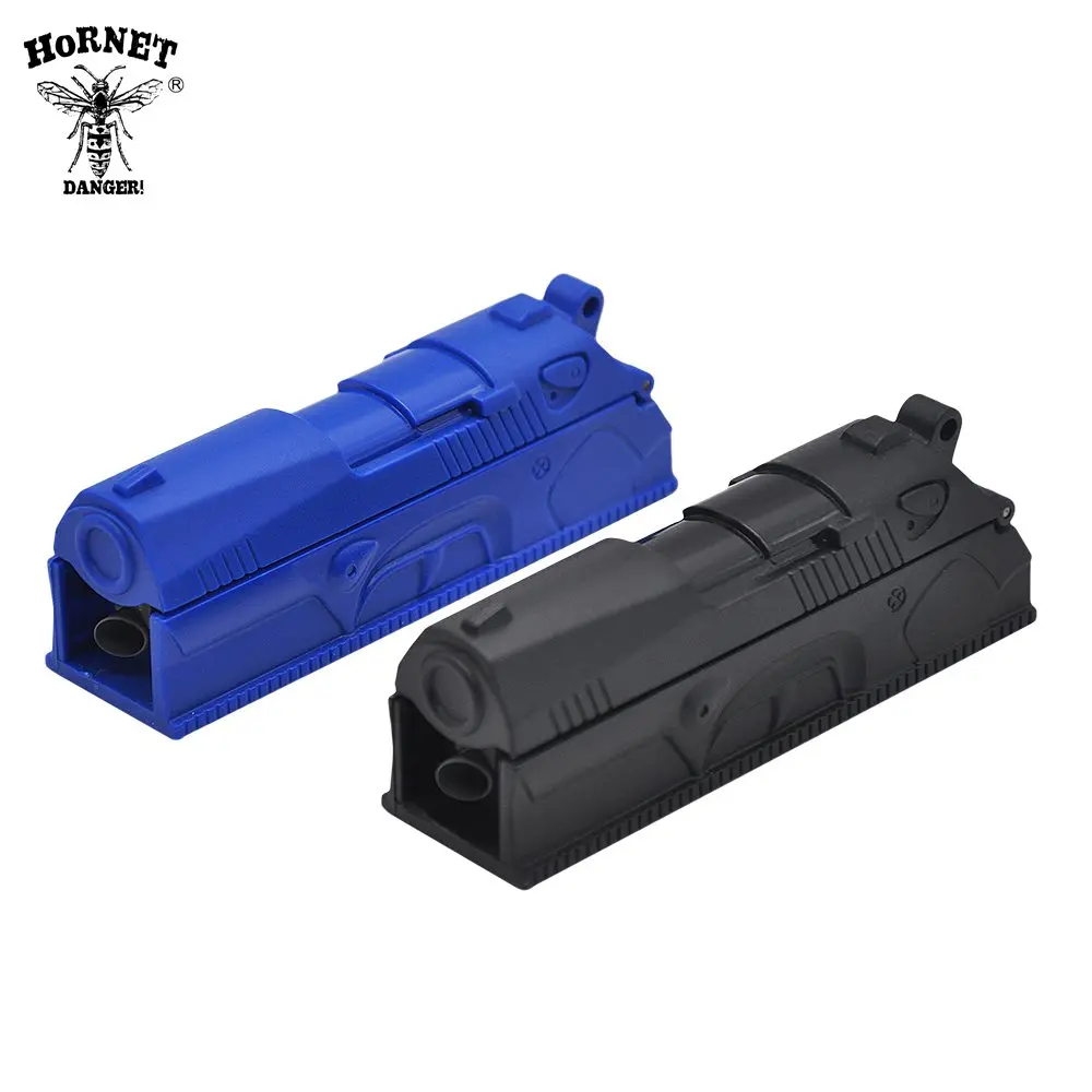 

1 X Plastic Gun Shape Rolling Injector Manual Single Tube Tobacco Roller Cigarette Maker Rolling Injector Machine