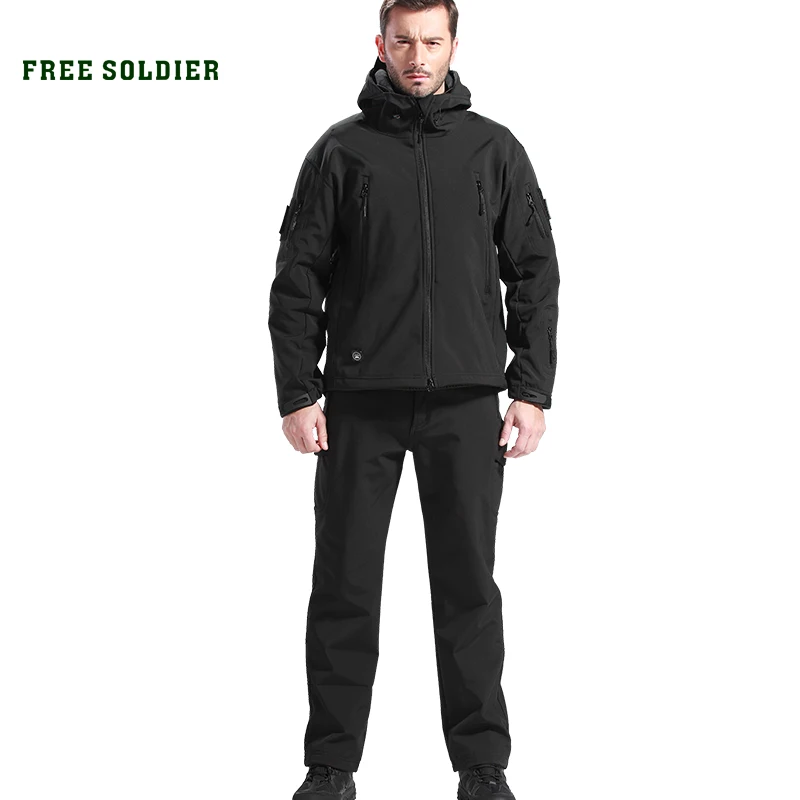 

FREE SOLDIER outdoor camping&hiking Clothing Sets hunting tactical Clothing Sets instant waterproof men's jacket and pant