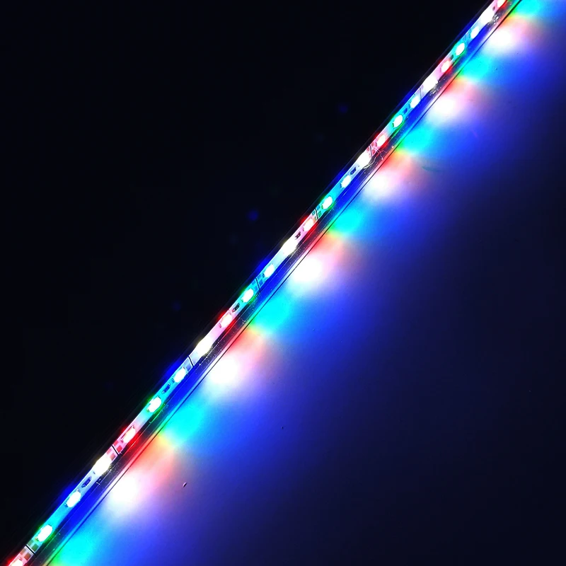 2pcs DC12V 0 5m 5730 IP68 Waterproof Grow Light Led bar rigid strip Red Blue 5