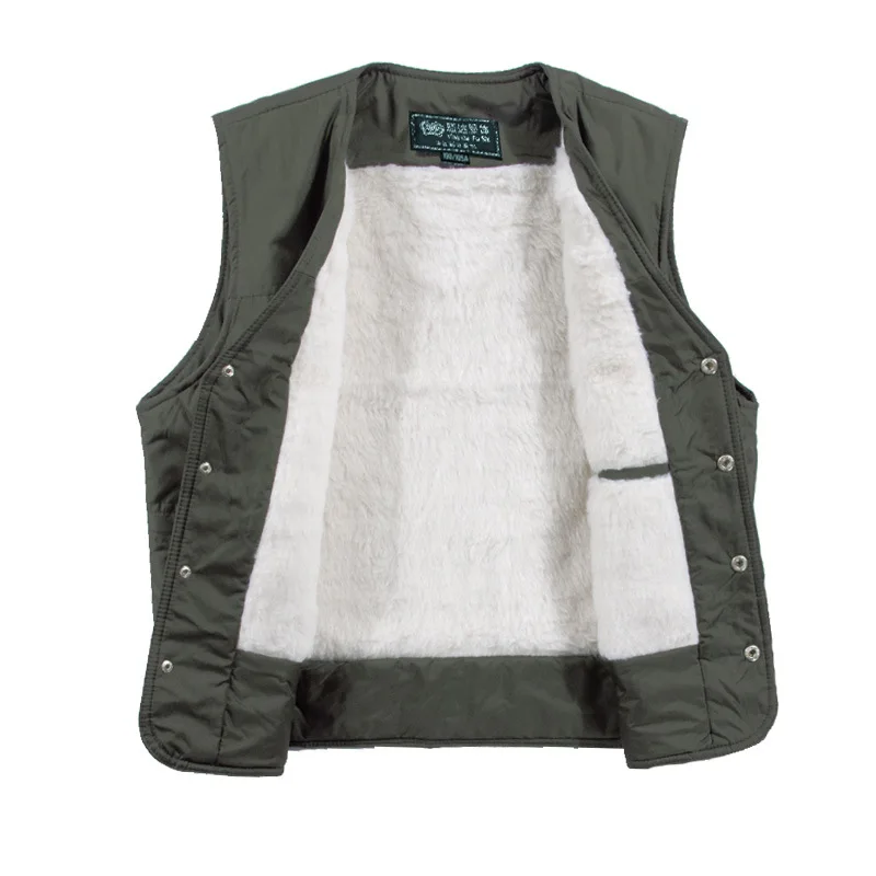 

Mens Jacket Sleeveless Vests Winter New Fashion Casual Coats Brand Cotton-Padded Men's Vest Men Thickening Waistcoat