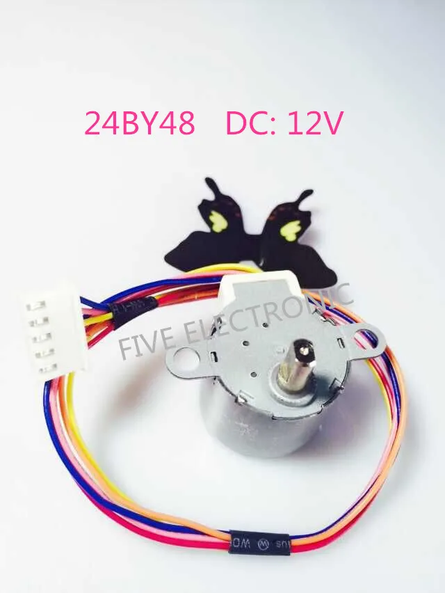 24BYJ48-12V 4 этап 5 проводов Шестерни двигатель+ XH свинцовый шаговый двигатель. Используйте для воздуховод кондиционер/охранная камера наблюдения