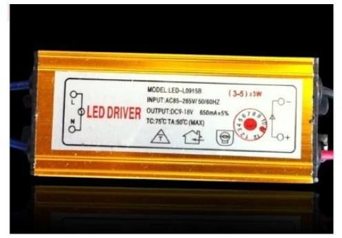 

10pcs LED Bulb and spotlight lamp ceiling light 3-5*3W gold color led driver transformer Led power waterproof