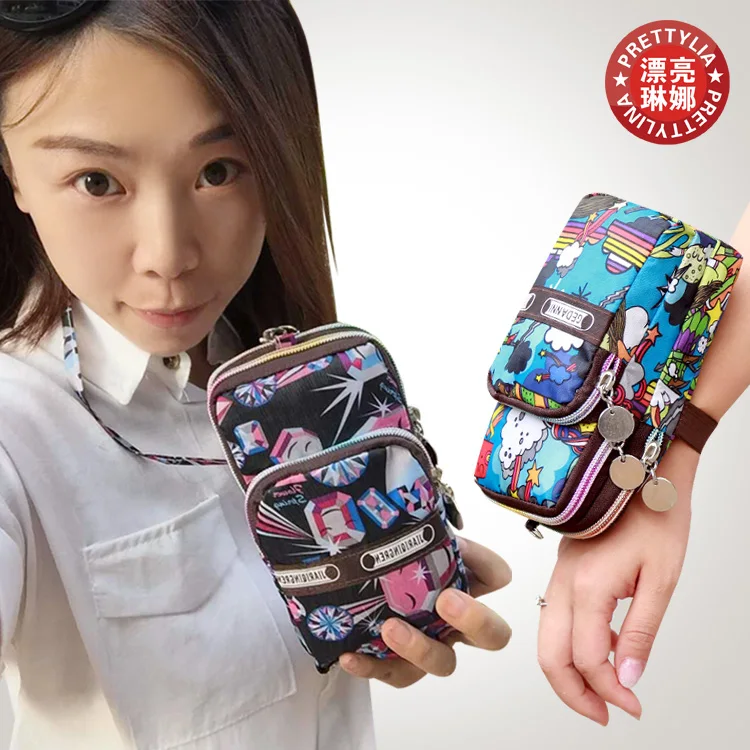 Стиль мини кошелек женский многофункциональный браслет Холтер для Iphone Пакет Руки Сумка кошелек мини пакет