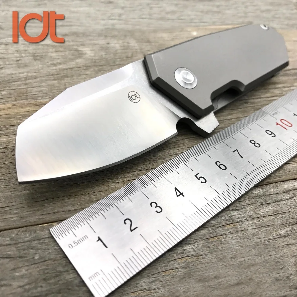 LDT Original T01 Ceramic ball bearings Folding Knife D2 Blade Titanium