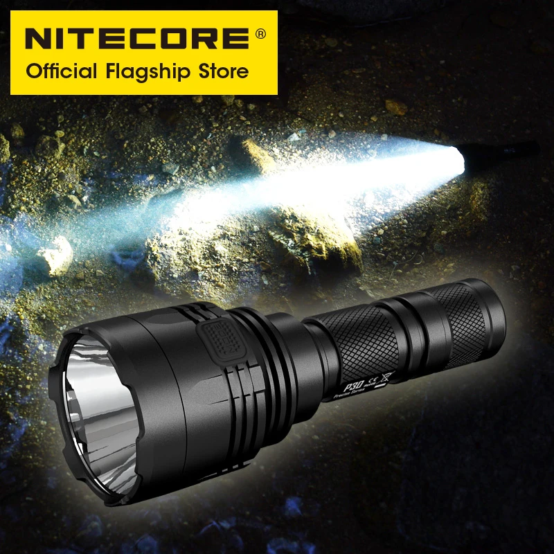 NITECORE P30 Тактический светильник охотничий литиевый аккумулятор флэш светодиодный