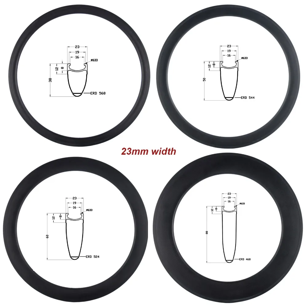 700C диски из углеродного волокна для шоссейного велосипеда 38 мм 50 мм 60 мм 88 мм карбоновые диски для велосипеда 23 мм ширина карбоновые диски для шоссейного велосипеда