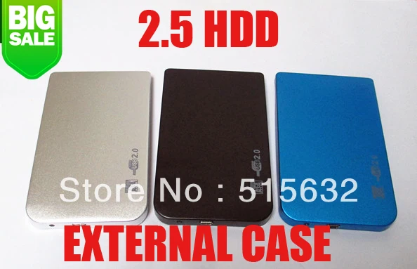 Новый черный корпус/чехол для жесткого диска USB 2 0 5 &quotSATA 3 цвета|hard disk drive hdd|sata hard
