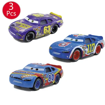 

3PCS Disney Pixar Cars Lightning McQueen Mater Cartoon Vehicle Metal Alloy Boy Children Toys Gifts