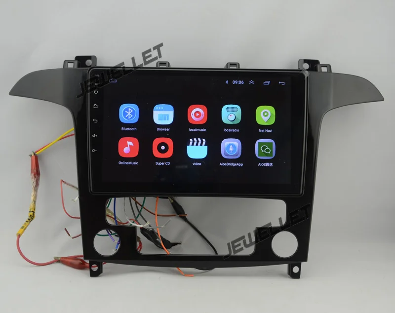 

9" Quad-core 1024*600 HD screen Android 8.1 Car GPS radio Navigation for ford S-Max Galaxy 2007-2008