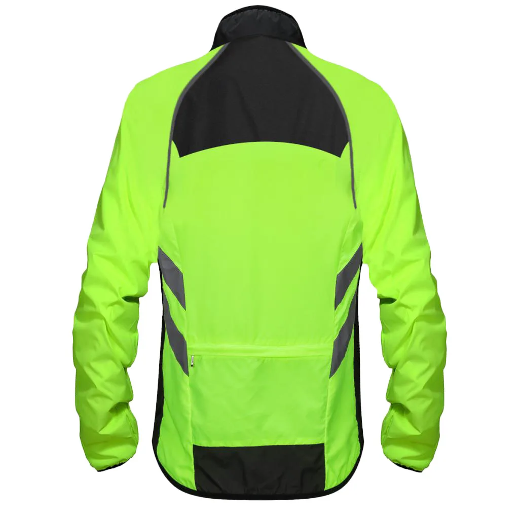 Men's Women's Cycling Long Sleeve Jersey Winter Outdoor Sports Jacket Water Resistant Bike Bicycle Wind Coat Sportswear