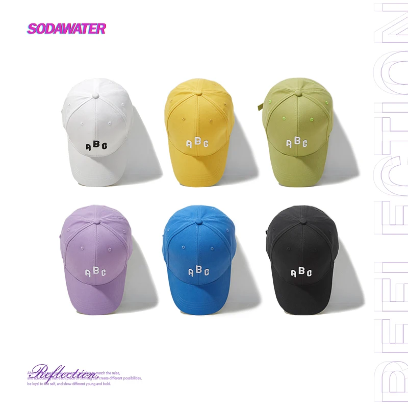 SODAWATER Девушка Лето 2019 г. Harajuku бейсболки женские уличная унисекс бейсболка с вышитыми буквами Защита от солнца шапки для женщин 155CI2019