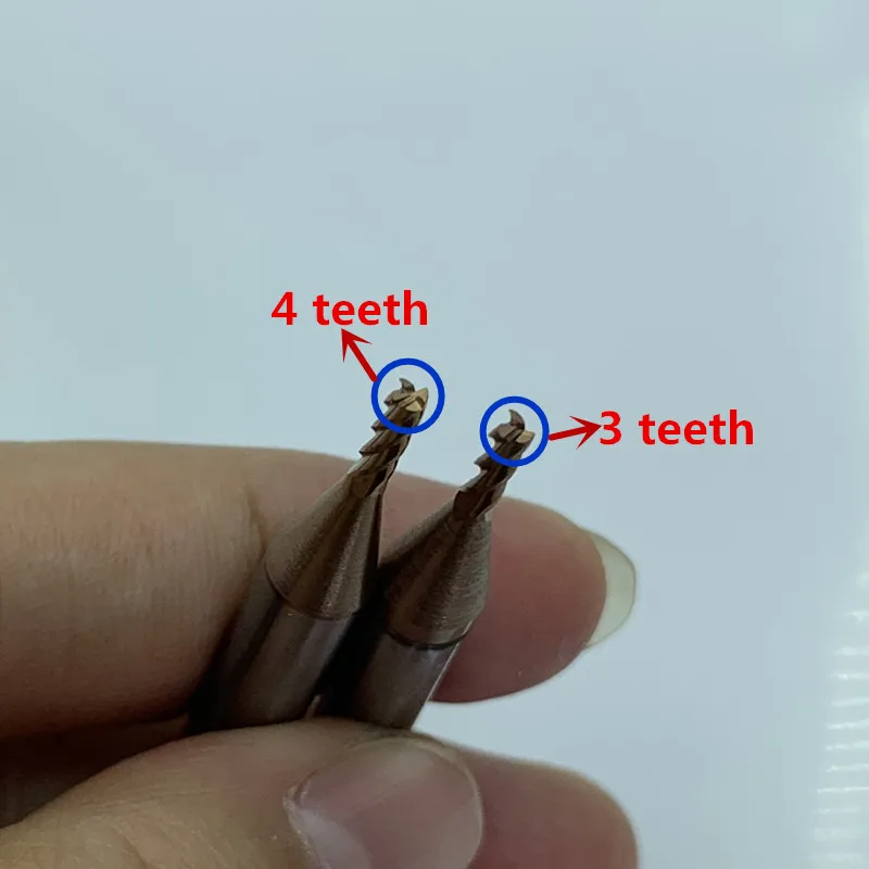 Miracle A5/A7/A9/SEC-E9/E9z/Alpha/Beta End milling cutter in carbide 2.0mm x 6.0mmx40L 5pcs end milling cutter milling cutter