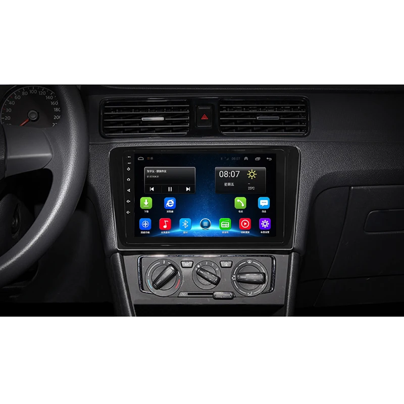 2013- Gran Santana Rapid spaceback 9 дюймов горизонтальный сенсорный экран Android автомобильный gps навигация Мультимедиа видео Wifi