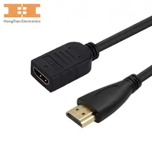 HDMI Extension Cable male to female HDMI 1080P 3D 1.4v HD Extended Cable for HD TV LCD Laptop PS3 Projector 50CM 1M/2M/3M