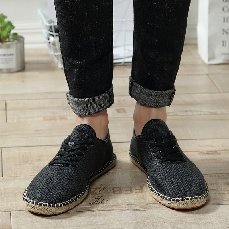 JINBEILEE Men's Canvas Walking Shoes Sweat-absorbent Breathable Fashion Men's One-legged Lazy Espadrilles Sneakers Men JINBEILEE Men's Canvas Walking Shoes Sweat-absorbent Breathable Fashion Men's One-legged Lazy Espadrilles Sneakers Men