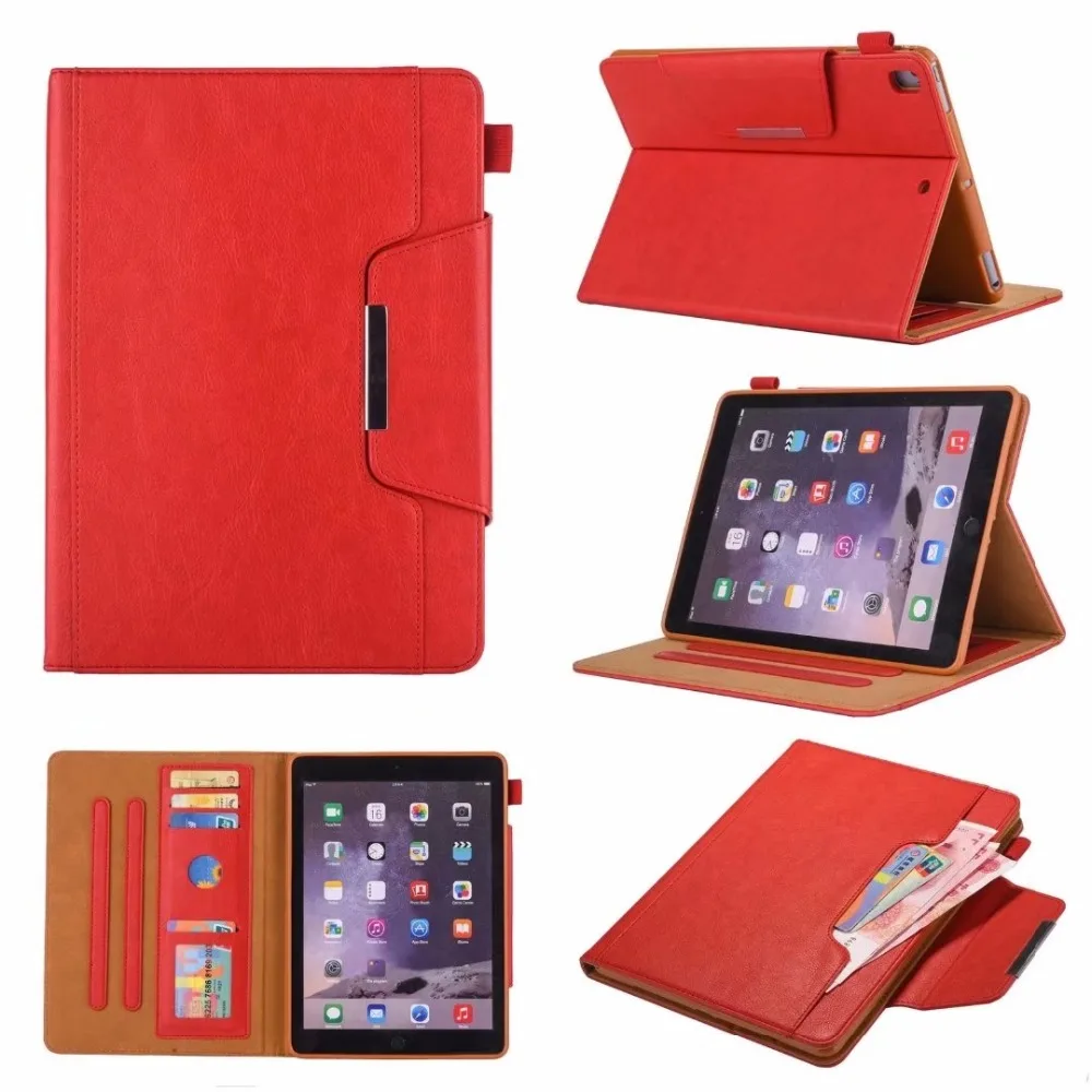 Case For iPad New 2017 A1822 PU Leather Smart Cover Wake UP