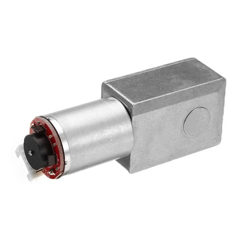 DC 12V 30RPM Высокий крутящий момент турбо-кодер мотор червячный мотор-редуктор GM4632-370 двигатель постоянного тока