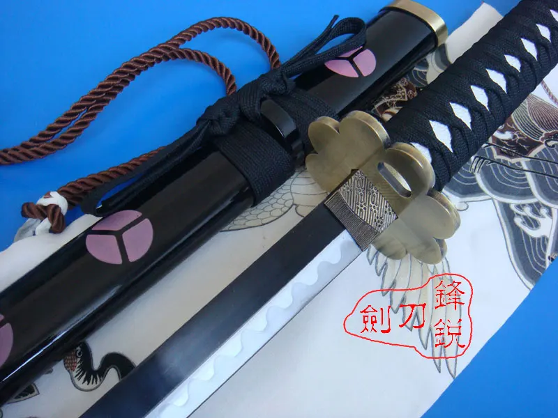 S3136 аниме ророноа Зоро серийный меч SHUSUI WADO ICHIMONJI YUBASHIRI SANDAI KITETSU любой 1 из 5 типов