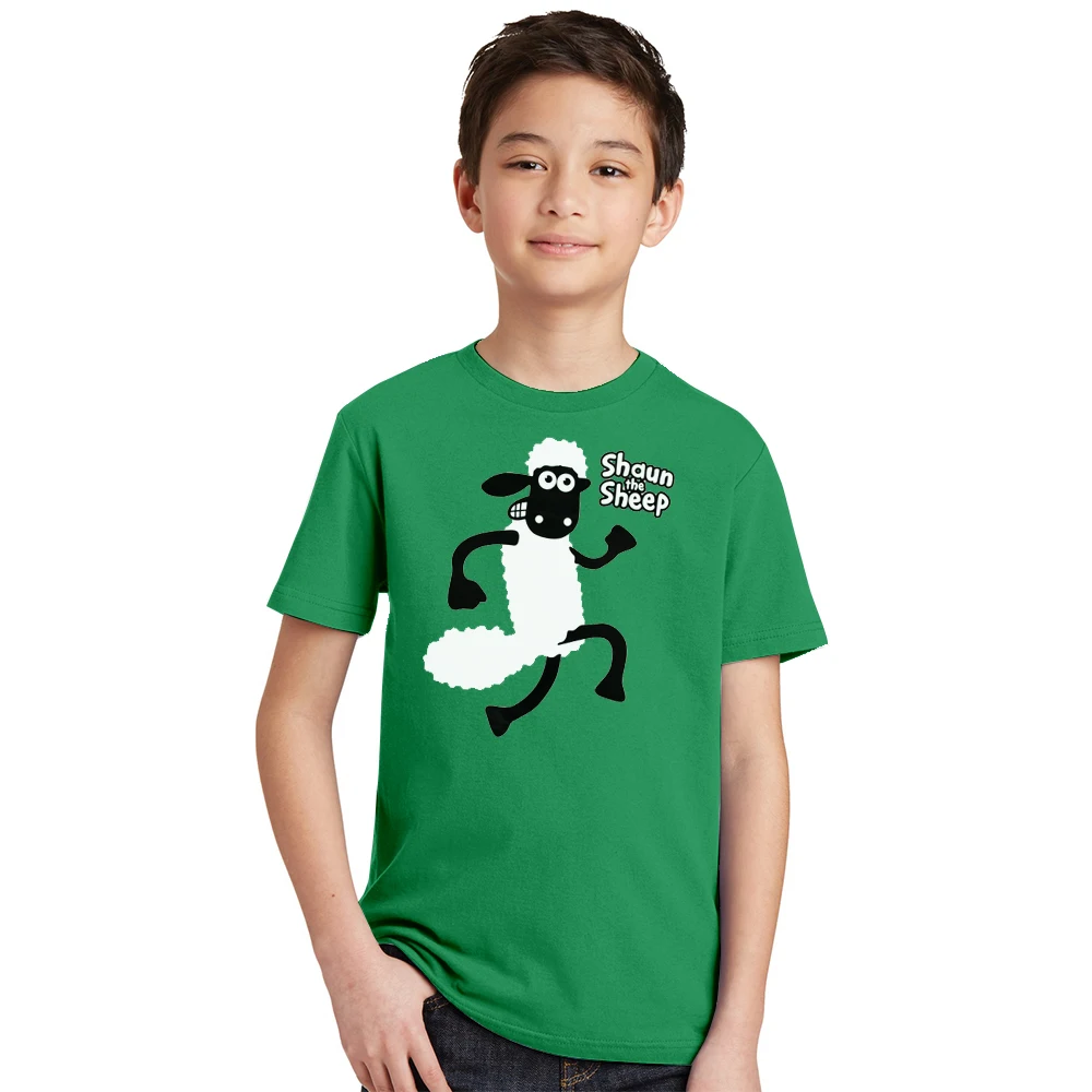 

Shaun The Sheep Infant Baby Summer Clothes Cartoon Short Sleeve T Shirt for Boys Girls Unisex T-shirt Toddler Hipster T-shirt