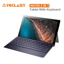 Teclast X4 2 en 1 Tablet portátil de 11,6 pulgadas Windows 10 Celeron N4100 Quad Core 1,10 GHz 8GB de RAM 128GB SSD MP HDMI con teclado