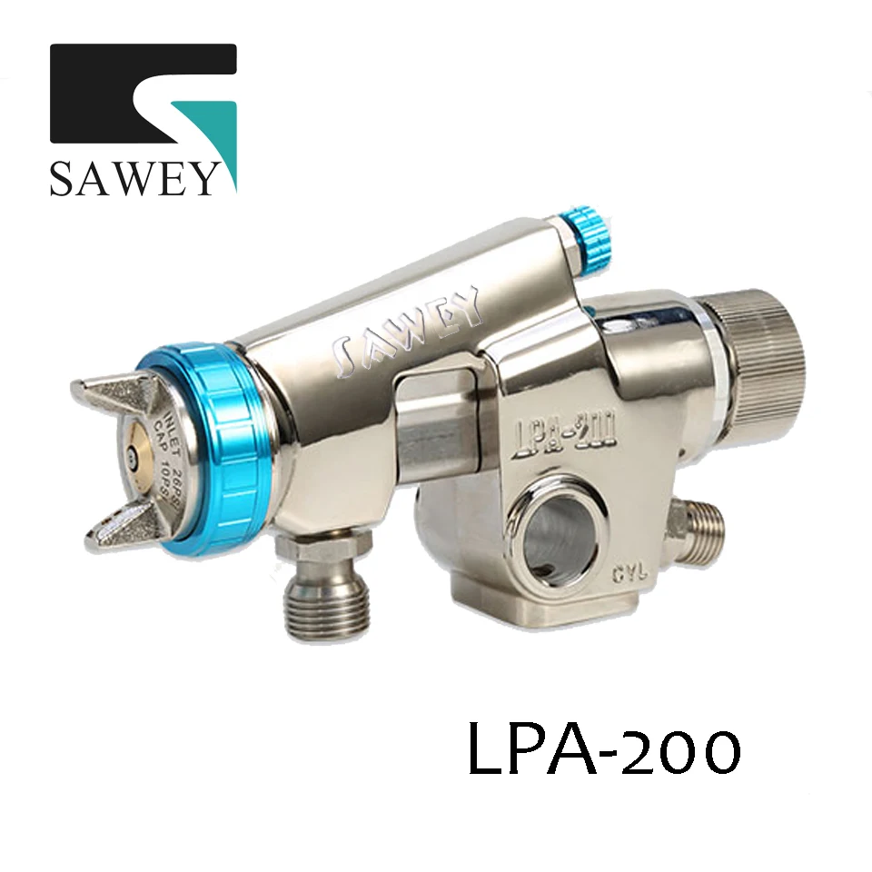 

SAWEY LPA-200 1.2mm low pressure automatic auto paint HVLP spray gun,low splash,premium qualityFREE SHIPPING