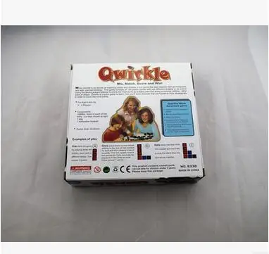 Американская Популярная Настольная игра Qwirkle 108 деревянных плиток семейные игры