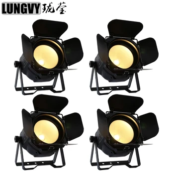 

Free Shipping 4pcs/lot 200W Warm Cold White COB LED Hight Power LED Par light DJ Led Par Effect Stage Light