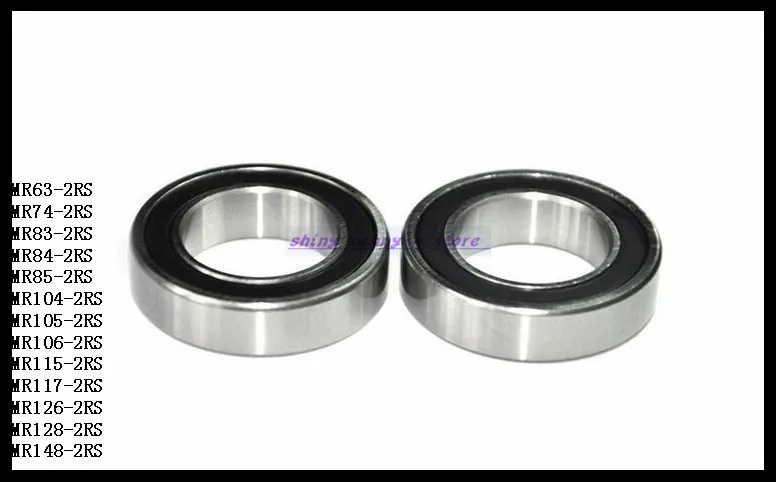 

30pcs/Lot MR85-2RS MR85 RS 5x8x2.5mm The Rubber Sealing Cover Thin Wall Deep Groove Ball Bearing Miniature Bearing Brand New