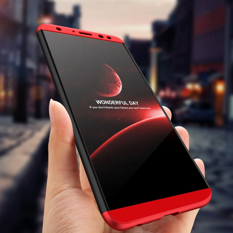 360 Degree Full Cover Case For Huawei Nova 2i Case With Tempered Glass Luxury Plastic Case For Huawei Nova 2i Nova2i Phone Bag 