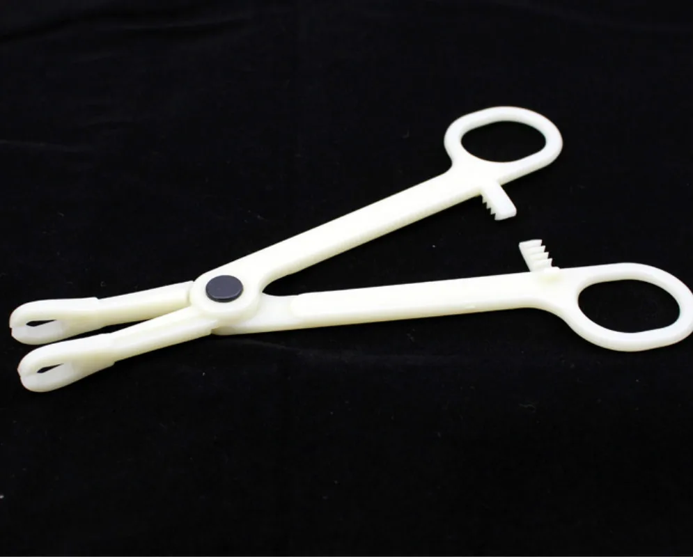 Disposable Professional Body Piercing Plier Body Ear Lip Navel Nose Tongue Piercing Forcep Tool Round Open Plier Clamp