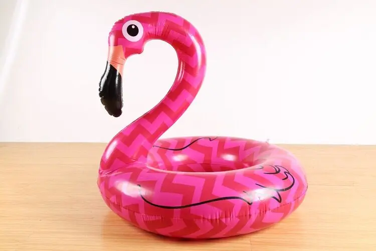 

120*90cm Inflatable flamingo ring photo baby swimming pool Dining Pushchair Infant Portable Play Game Mat Sofas Learn Stool