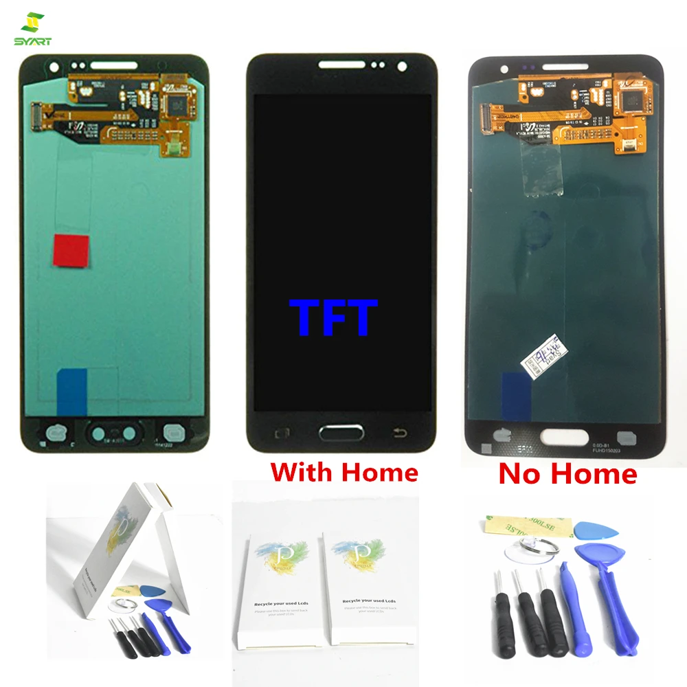 

Display Lcd TFT A3 For Samsung Galaxy A3 2015 A300 A3000 A300F Touch Lcd Screen Mobile Phone Digitizer Assembly Replacement 4.5