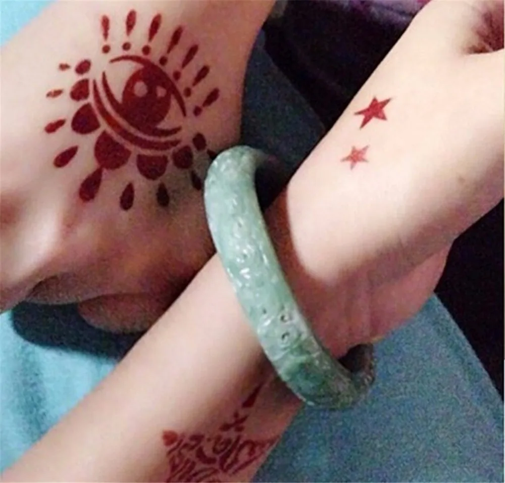 Натуральные травяные хны конусы временная татуировка ручка набор невесты боди-арт хна тату живопись инструменты