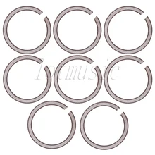 8PCS Acoustic Guitar Body Soundhole Rosette Inlay Maple Wood
