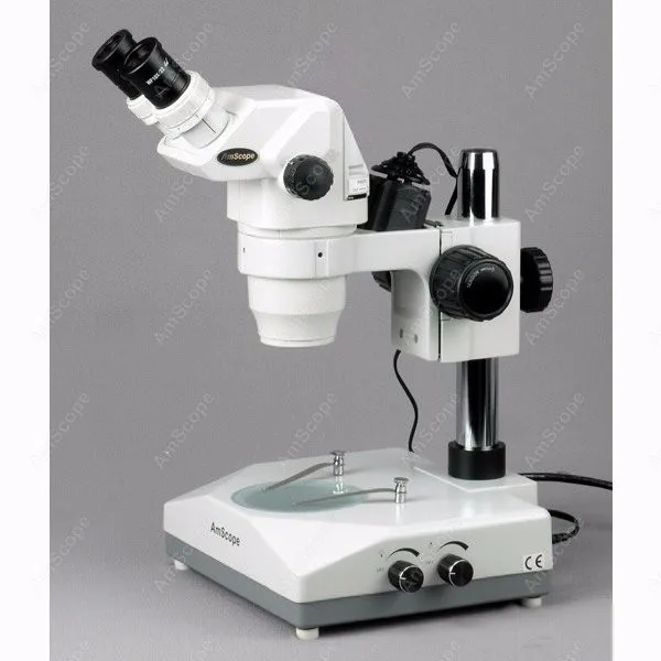 Окончательный Увеличить Микроскоп-Amscope оборудование 3.5X-45X Окончательный Увеличить Микроскоп с Двумя Огнями