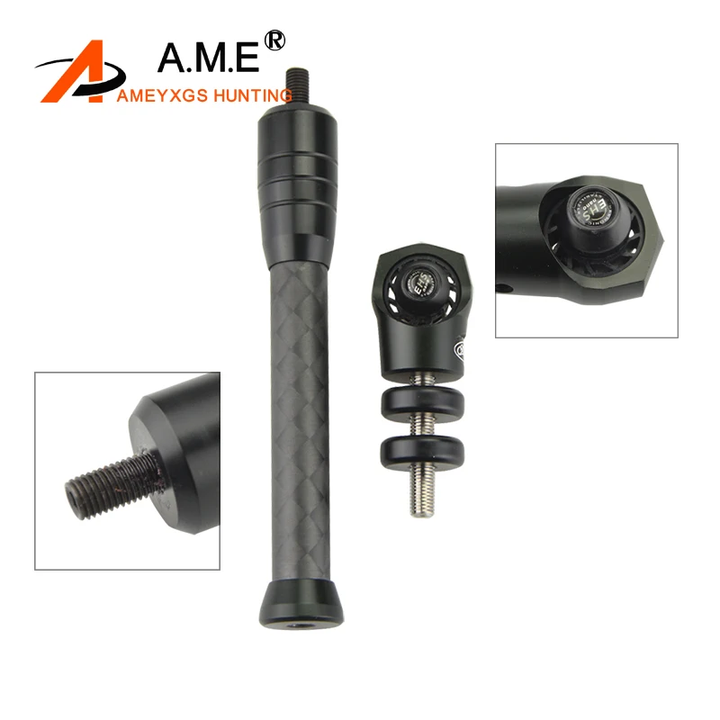 

Hunting Compound Bow Stabilizer Damping Rod For Shooting Archery Balance Absorber Shock Equipment C@