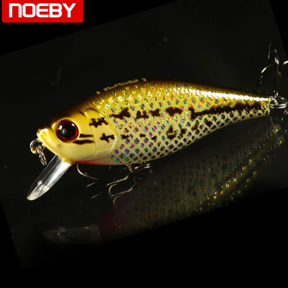 NOEBY-1pc-Fishing-Lure-60mm-6-5g-Floating-0-1-8m-Super-Minnow-Lures-Fishing-Bait