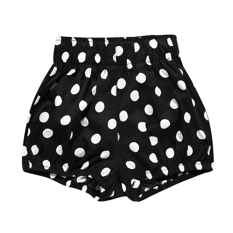 0-5Y Kawaii Newborn Baby Bloomers Shorts PP Pants Cotton Linen Triangle Solid Dot Girls Shorts Summer Trouser Toddler