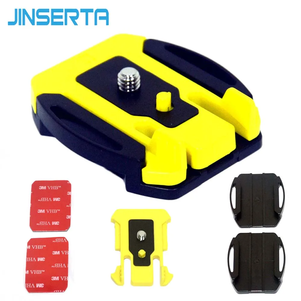 

JINSERTA Basic Accessories Adhesive Mount Pack -1 Flat,1 Curved,1 Top Mount For Sony Action Camera AS100v AS200V FDR-X3000