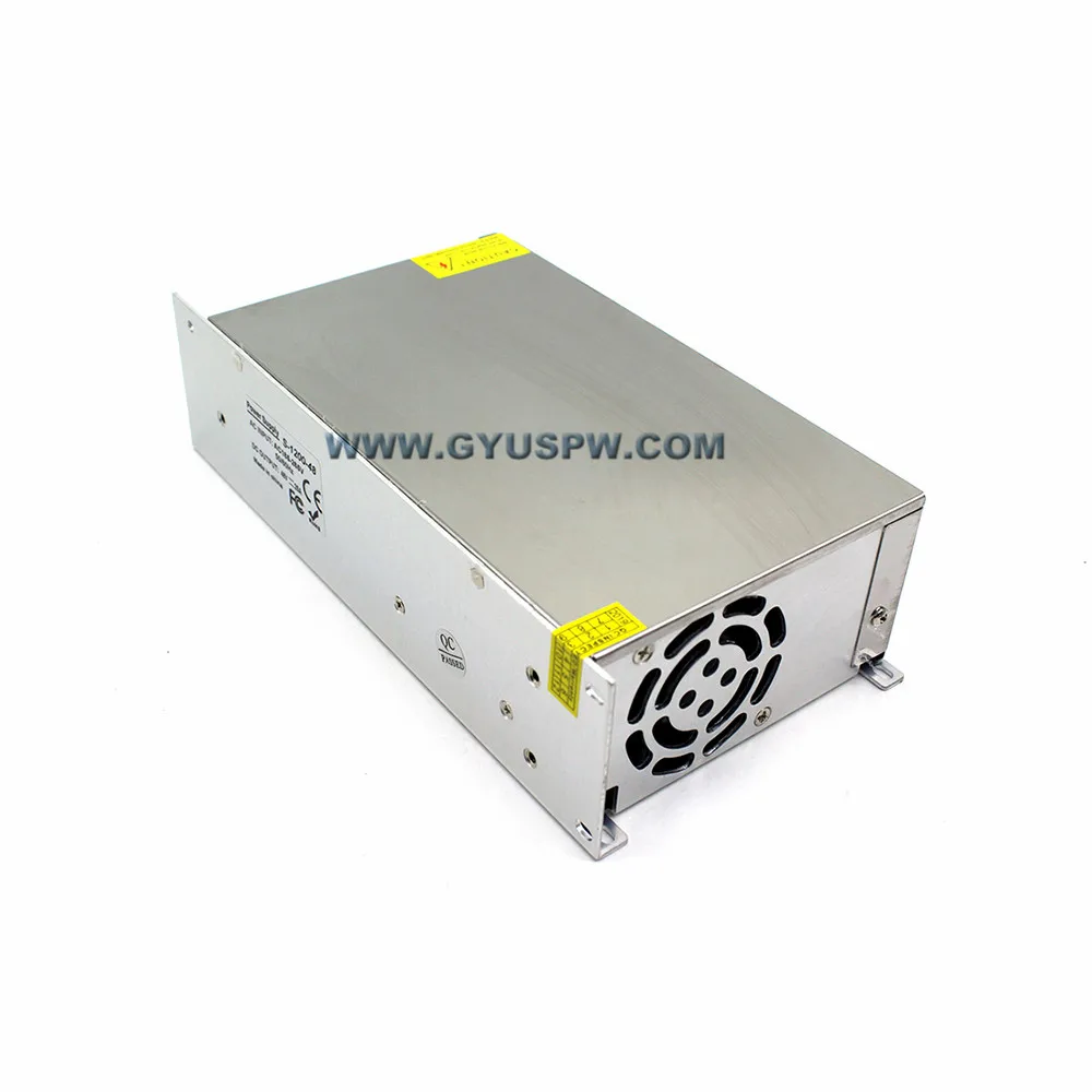 1200W 48V 25A один Выход импульсный источник питания преобразователь драйвера 220 110 AC к DC48V импульсивный источник питания для CNC машина "сделай сам" Светодиодный CCTV