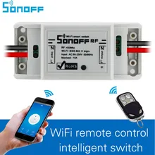 Itead SONOFF RF WiFi Wireless Switch Interruptor 433Mhz RF Receiver Intelligent DIY Remote Wireless Control For Smart Home 10A