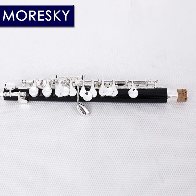 Флейта MORESKY Piccolo C Key cuponictel полуразмера посеребренный материал корпуса АБС