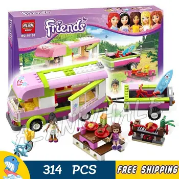

314pcs Friends Heartlake City Adventure Camper Picnic Olivia Nicole 10168 Figure Building Blocks Toys Compatible With