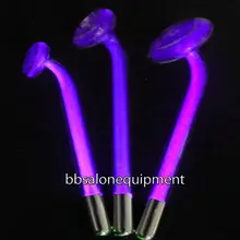 Высокочастотная палочка 3 шт. грибовидный электрод Замена лица Спа Уход за кожей Оранжевый Фиолетовый светильник Ray
