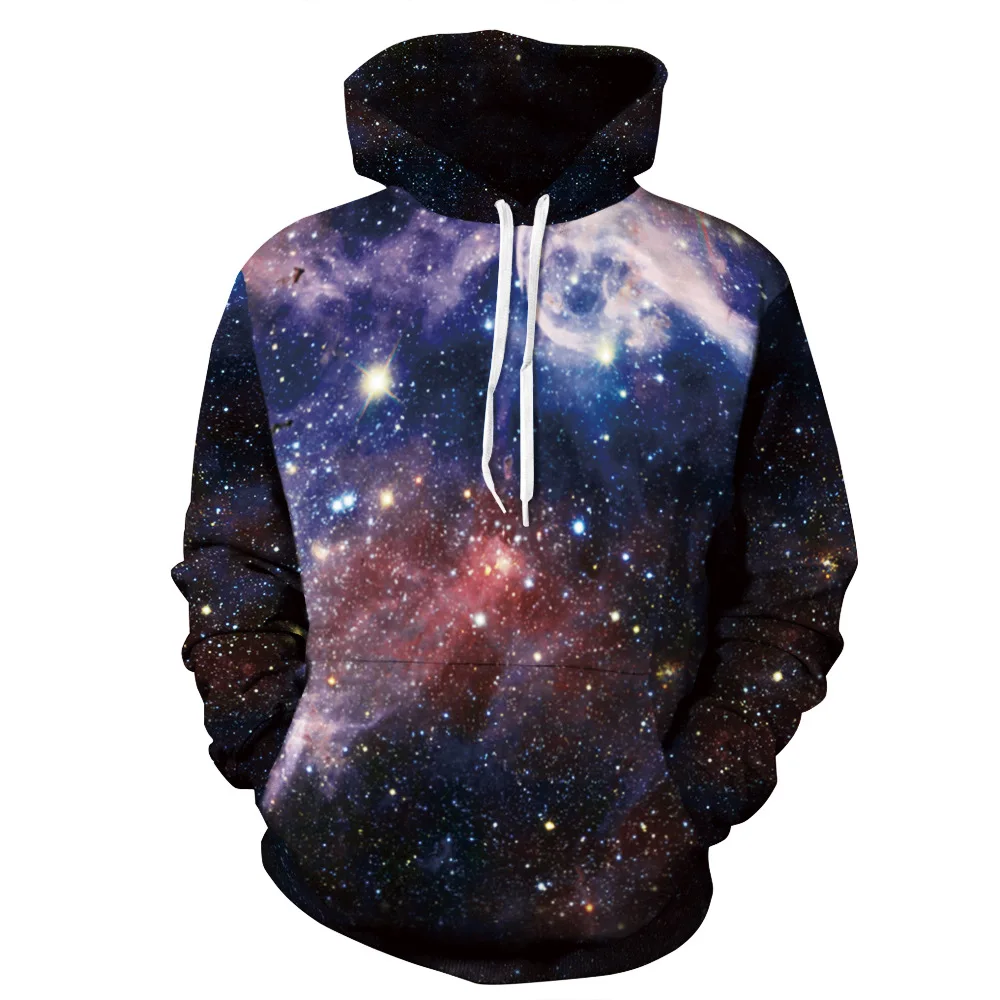 Space Galaxy Hoodies Men/Women Sweatshirt Hooded 3d Brand Clothing Cap